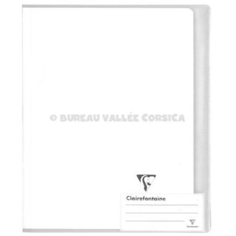 Cahier koverbook 17 x 22 cm 96 pages petits carreaux transparent