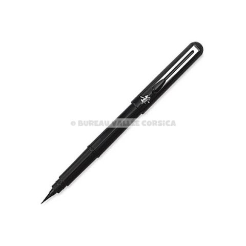 Stylo pinceau noire pocket brush et 4 cartouches