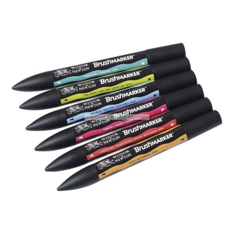 6 marqueurs promarker mi-ton double pointe