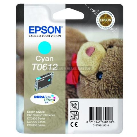 Cartouche d'encre EPSON T0612 Cyan C13T06124010