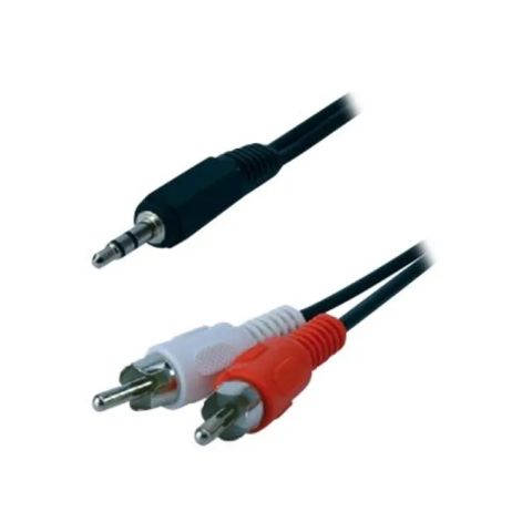 Cble audio 2 prises rca vers jack 3.5 1.5 m