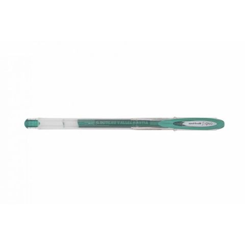 Stylo roller encre gel signo mtalliss criture moyenne vert