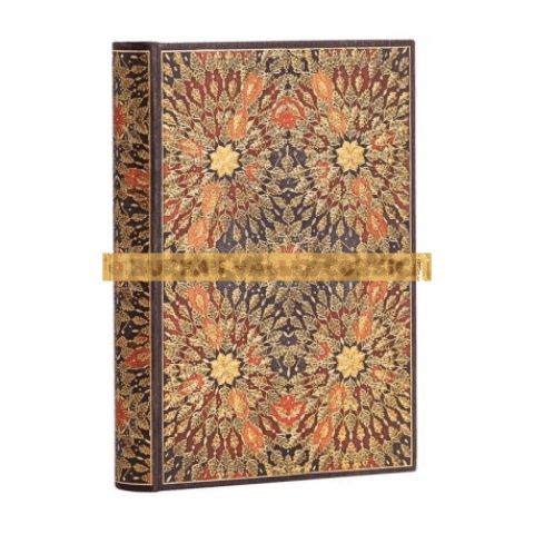 Carnet mini fleurs de feu non lign