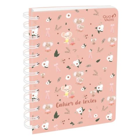 Cahier de textes spiral animascot