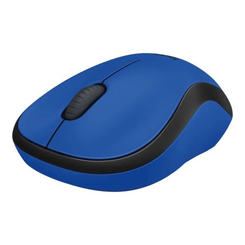 Souris sans fil silencieuse logitech m220 bleue