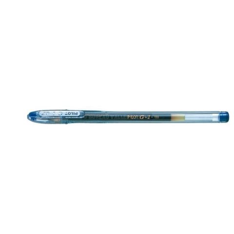 Stylo roller encre gel pilot g1 bleu 0,7 mm moyenne