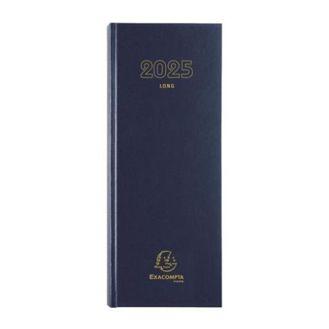 Agenda de bureau long euro et cents 13,5 x 32,1 cm