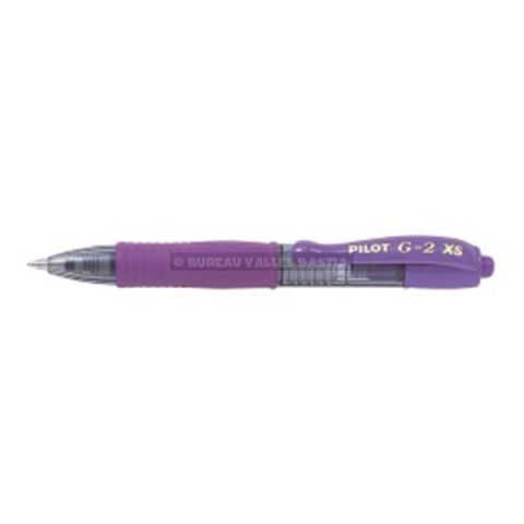 Stylo roller encre gel pilot g2 pixie violet 0,7 mm moyenne