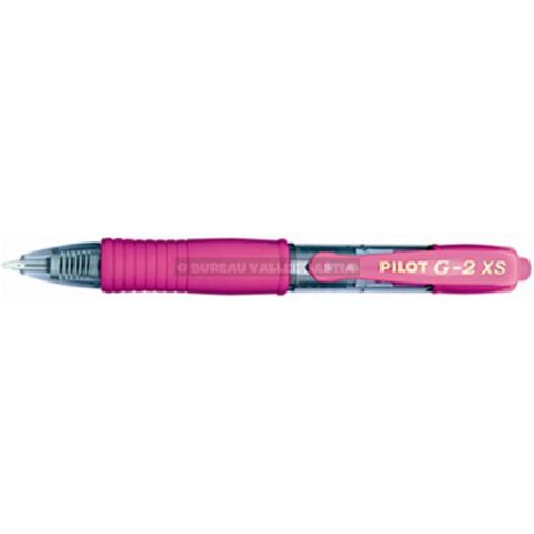 Stylo roller encre gel pilot g2 pixie rose 0,7 mm moyenne