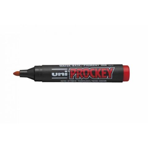 Marqueur permanent permanent ogive uni prockey rouge 1,8 mm