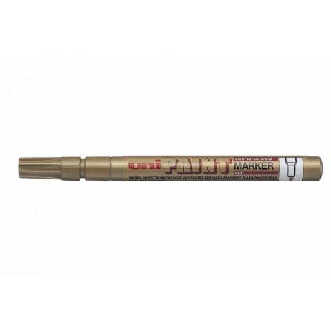 Marqueur peinture  l'huile permanent ogive or 0,8 / 1,2 mm