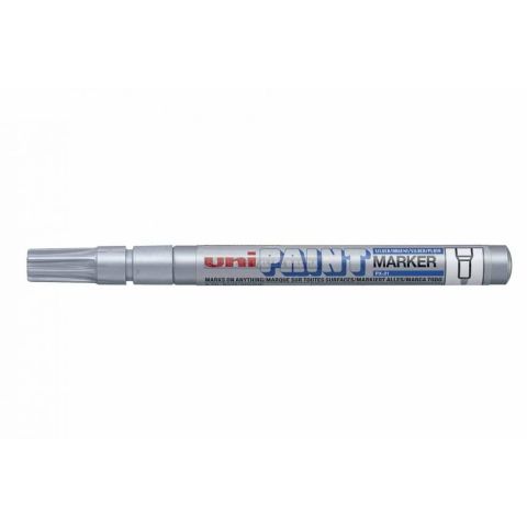 Marqueur peinture  l'huile permanent ogive argent0,8 / 1,2mm