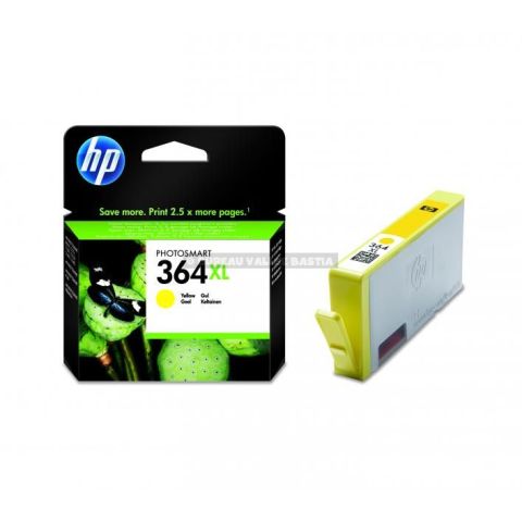 Cartouche d'encre hp 364xl jaune cb325ee