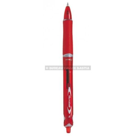 Stylo bille pilot acroball rouge 0,7 mm fine