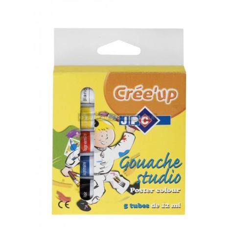 5 tubes de gouache studio 12 ml jpc