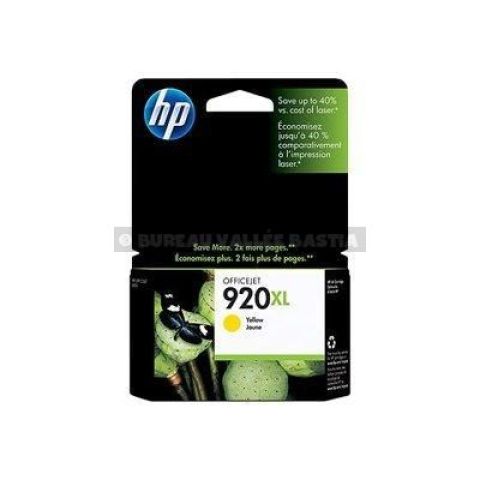 Cartouche d'encre hp 920xl jaune cd974ae