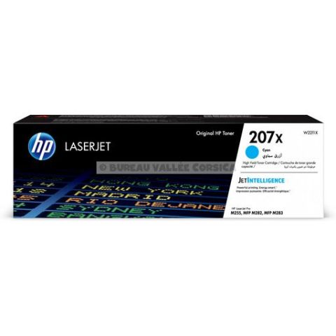 Toner laser hp 207x cyan