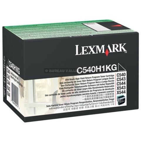 Toner laser lexmark c540h1kg noir