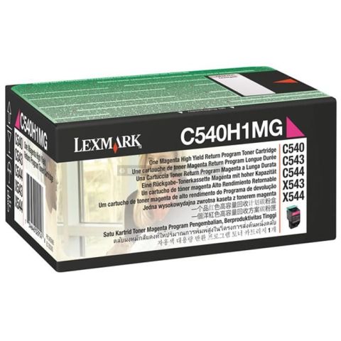 Toner laser lexmark c540h1mg magenta