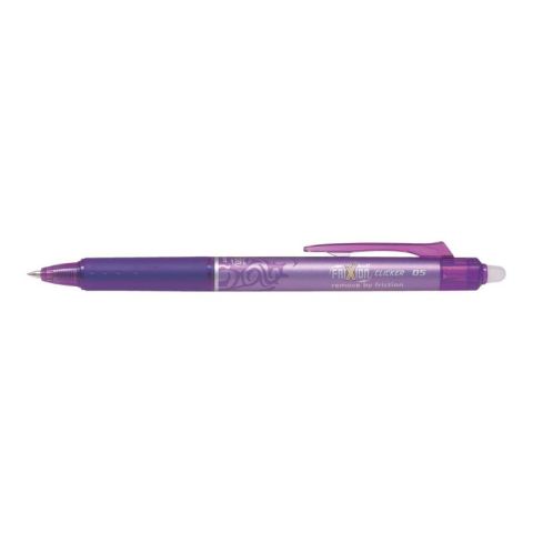 Pilot frixion ball clicker roller effaable 0.5 mm violet