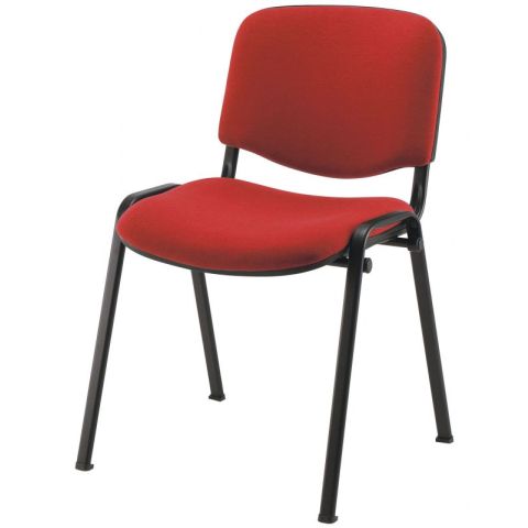 Chaise visiteur rouge