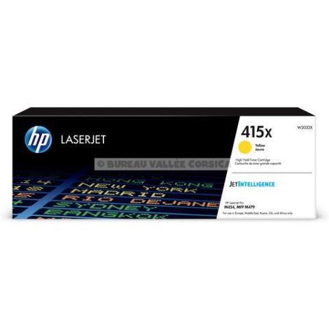 Toner laser hp 415x jaune