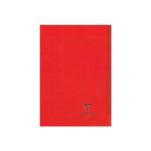 Cahier polypro a4 96 pages grands carreaux rouge