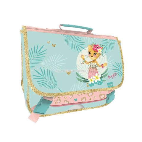 Cartable 38 cm marguy panthre 3 compartiments