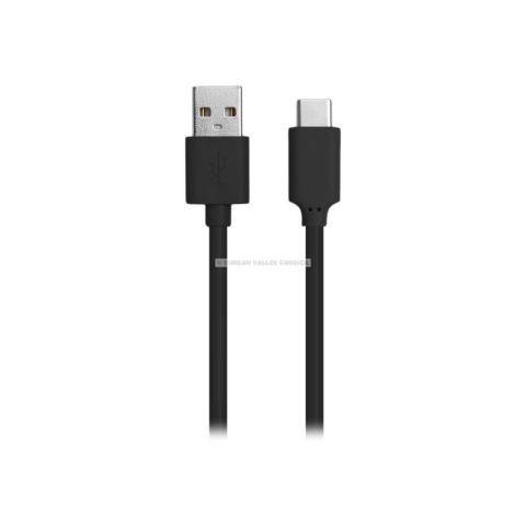 Cable usb a / usb c 1 m 3a noir