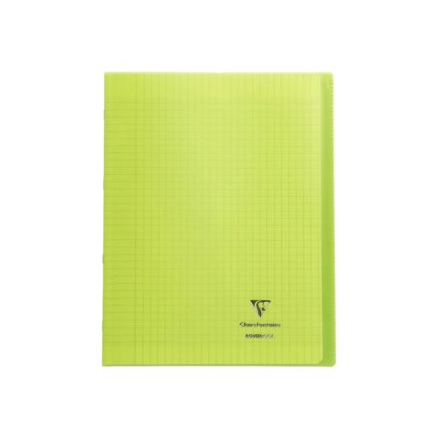 Cahier polypro 24 x 32 cm 48 pages grands carreaux