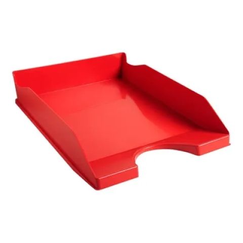 Corbeille  courrier rouge ecotray