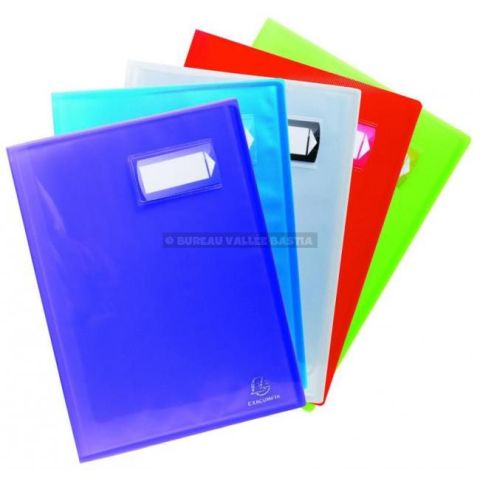 Protge-documents 24 x 32 cm 20 pochettes 40 vues crystal colour