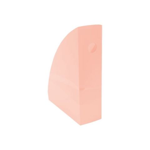 Porte-revues mag-cube pastel corail aquarel