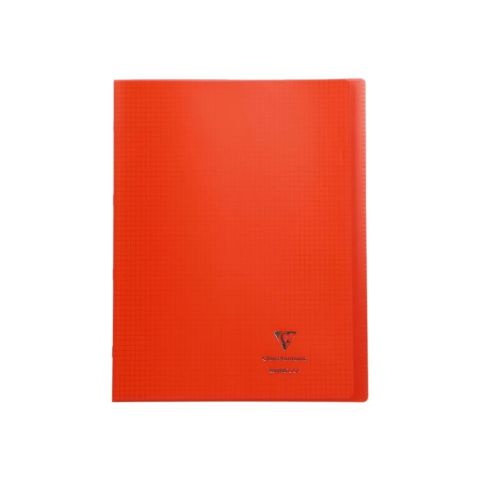 Cahier polypro 24 x 32 cm 96 pages petits carreaux