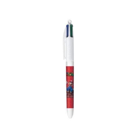 Stylo  bille 4 couleurs super mario