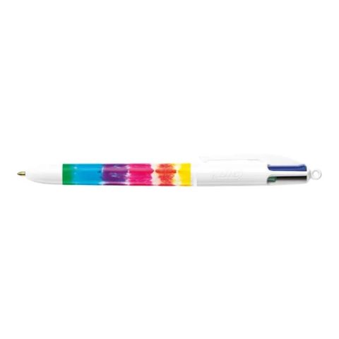 Stylo  bille 4 couleurs tie & dye bic