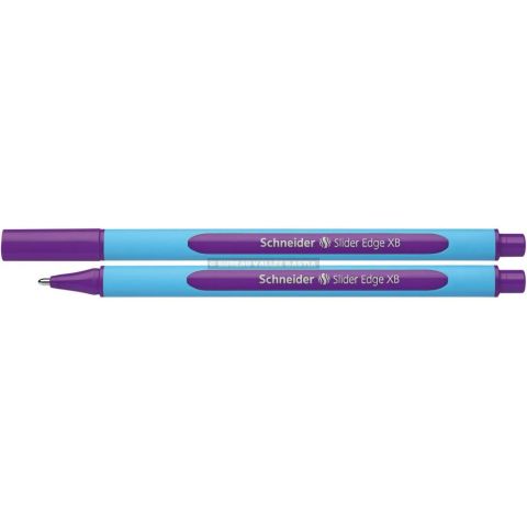 Stylo bille schneider slider edge violet 0,7 mm ecriture moyenne