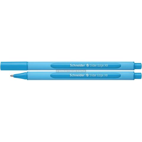 Stylo bille schneider slider edge bleu clair 0,7 mm criture moyenne