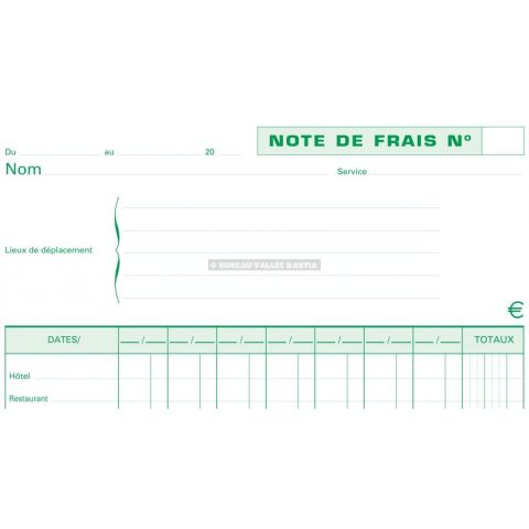 Manifold 50 dupli notes de frais a4