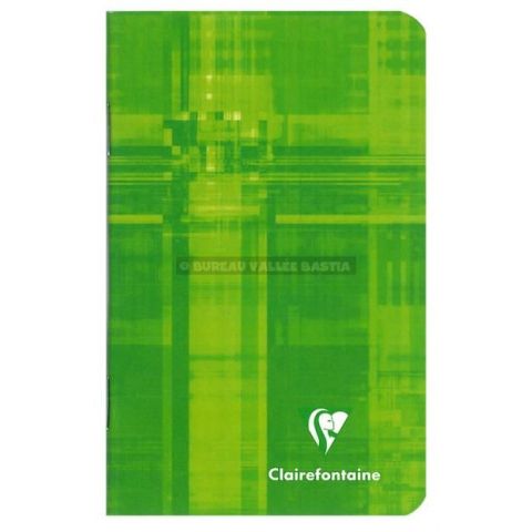 Carnet clairefontaine piqu format 7,5 x 12 cm 46 pages petits carreaux