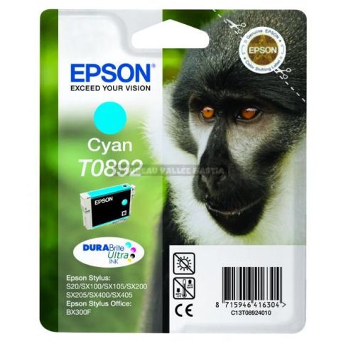 Cartouche d'encre epson t0892 cyan c13t08924011