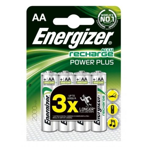 4 piles accus energizer hr6 2000mah