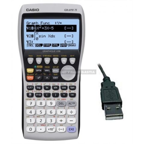 Calculatrice casio graph 75