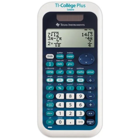 Calculatrice scientifique texas instruments ti collge plus