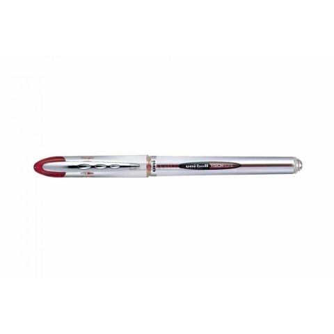 Stylo roller encre liquide uni ball vision elite rouge 0,8 mm