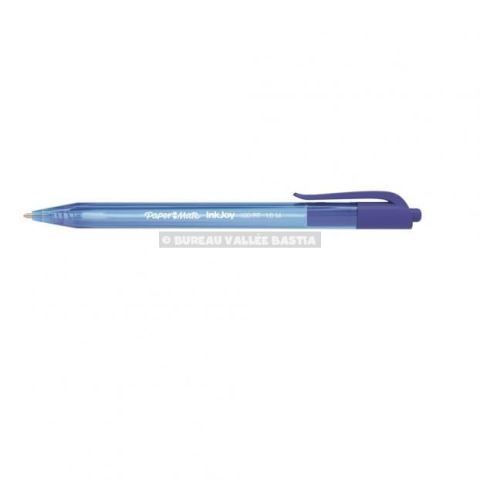 Stylo bille paper mate injjoy 100rt bleu 1 mm