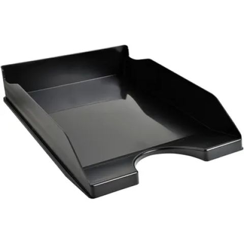 Corbeille  courrier noire ecotray