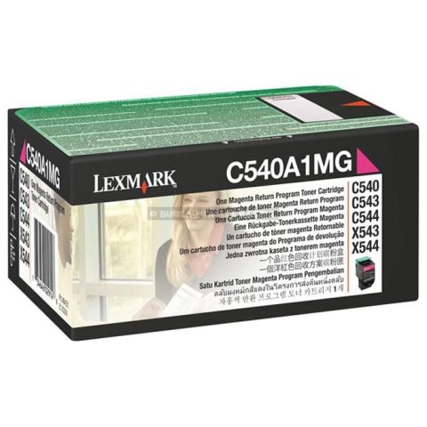 Toner laser lexmark c540a1mg magenta