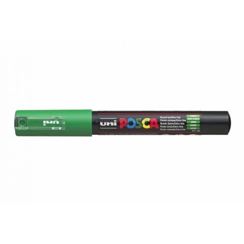 Marqueur peinture posca pointe conique extra fine vert fonc