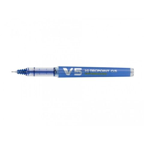 Stylo roller pilot hitecpoint v5 rechargeable bleu begreen